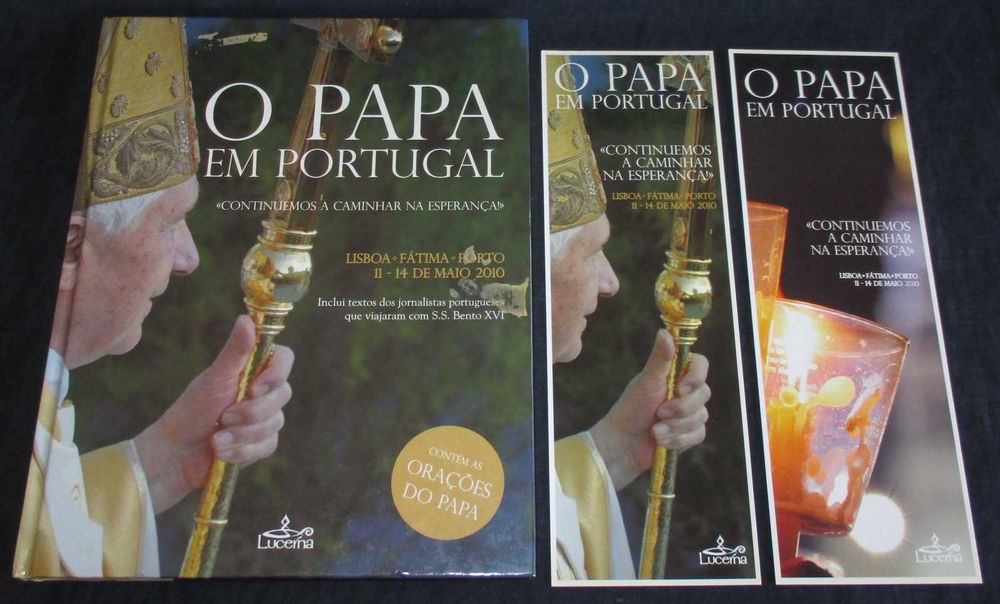 Livro O Papa em Portugal Continuemos a Caminhar na Esperança