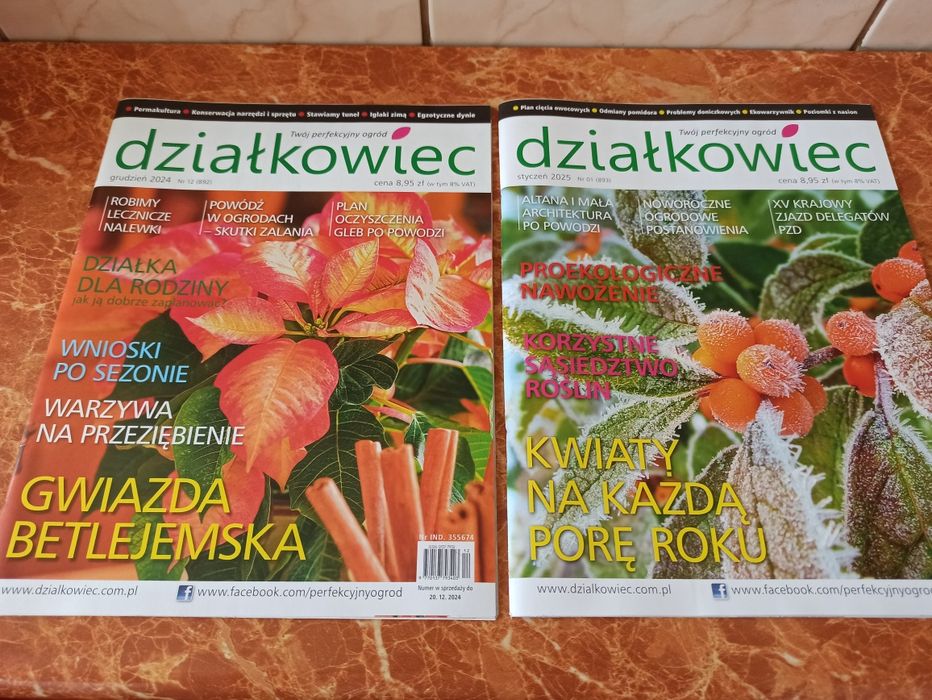 Miesięcznik Działkowiec - 12 numerów