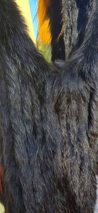 Kamizelka futrzana futro naturalne