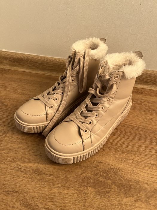 Buty zimowe skóra naturalna damskie reserved premium