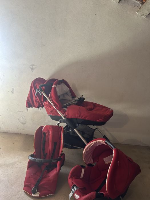 Conjunto completo de carrinho de bebe confort