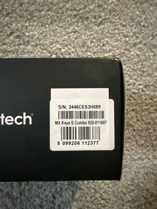 Logitech MX Keys S plus palmrest + MX Master 3S Combo Graphite