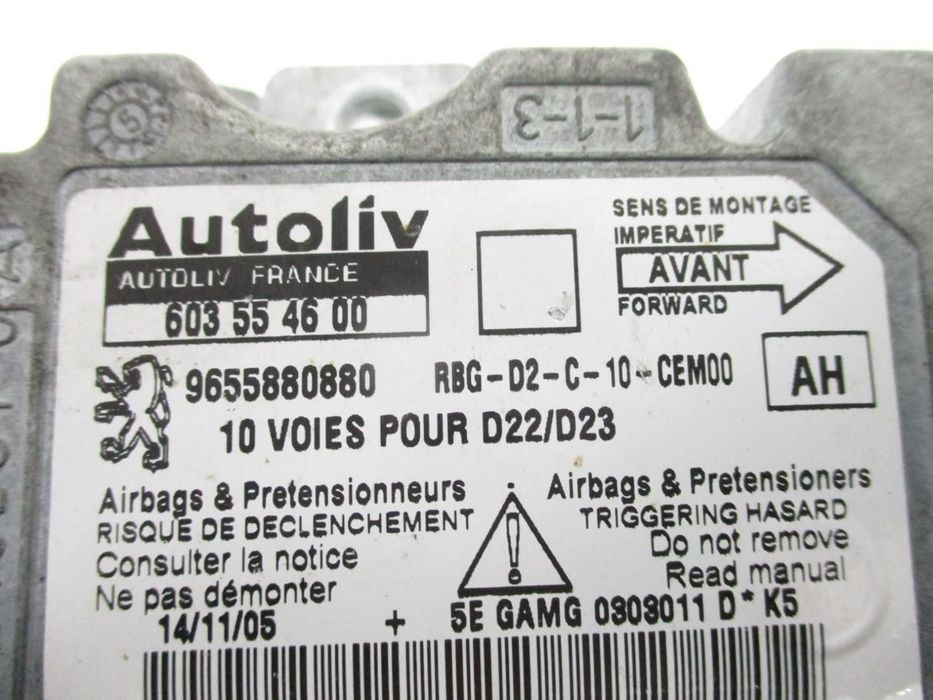 CENTRALINA AIRBAG PEUGEOT 407 SW 2006