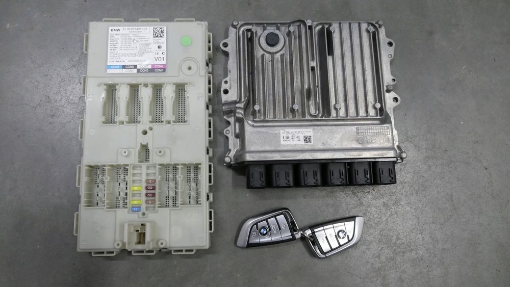 bmw g30 g31 ecu sterownik komputer silnika + bdc klucz b57 8598153 8794951
