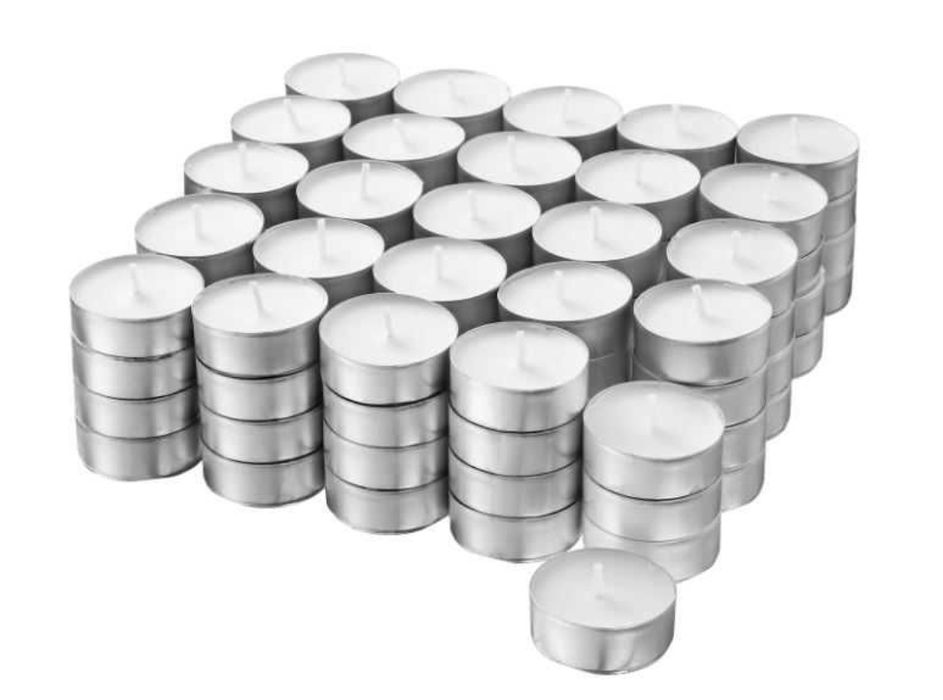 Tealight 100szt. Świeczka bezzapachowa podgrzewacze