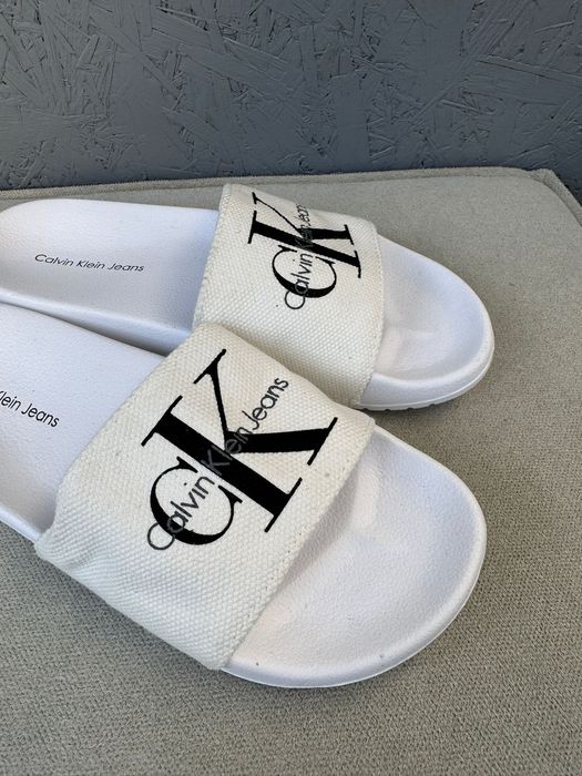 Nowe klapki unisex CALVIN KLEIN JEANS białe 41