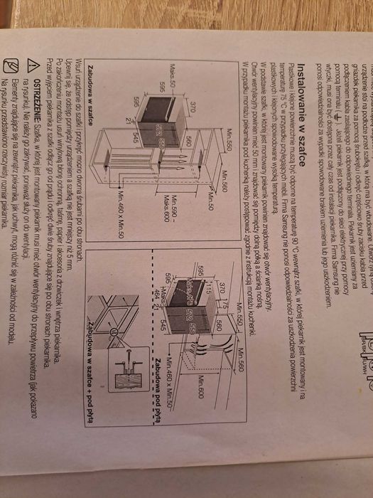 Piekarnik Samsung do zabudowy dual cook
