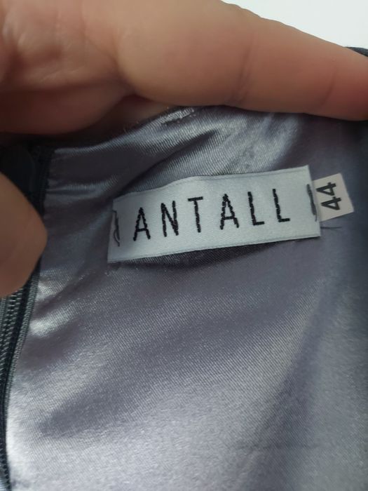 Sukienka Antall Produkt Polski grafitowa elegancka biurowa klasyczna44