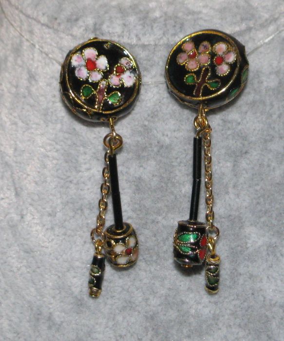 Naszyjnik i kolczyki clossone czarny