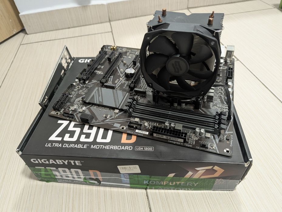 Gigabyte Z590 D + i5 11400F + chłodzenie Spartan 3