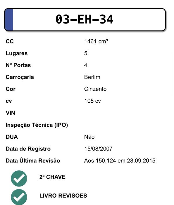 Renault Megane 1.5 dci 105cv - Sedan - Nacional