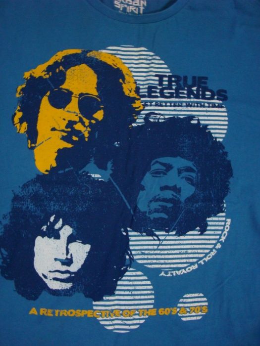 футболка Легенди рока 60-70х р.XXL практич нова
