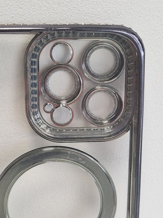 Bling Magsafe Case do Iphone 16 Pro Max czarny