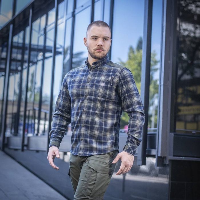 M-TAC Сорочка REDNECK SHIRT Olive/Navy blue