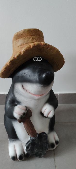 Kret duży figurka ogrodowa