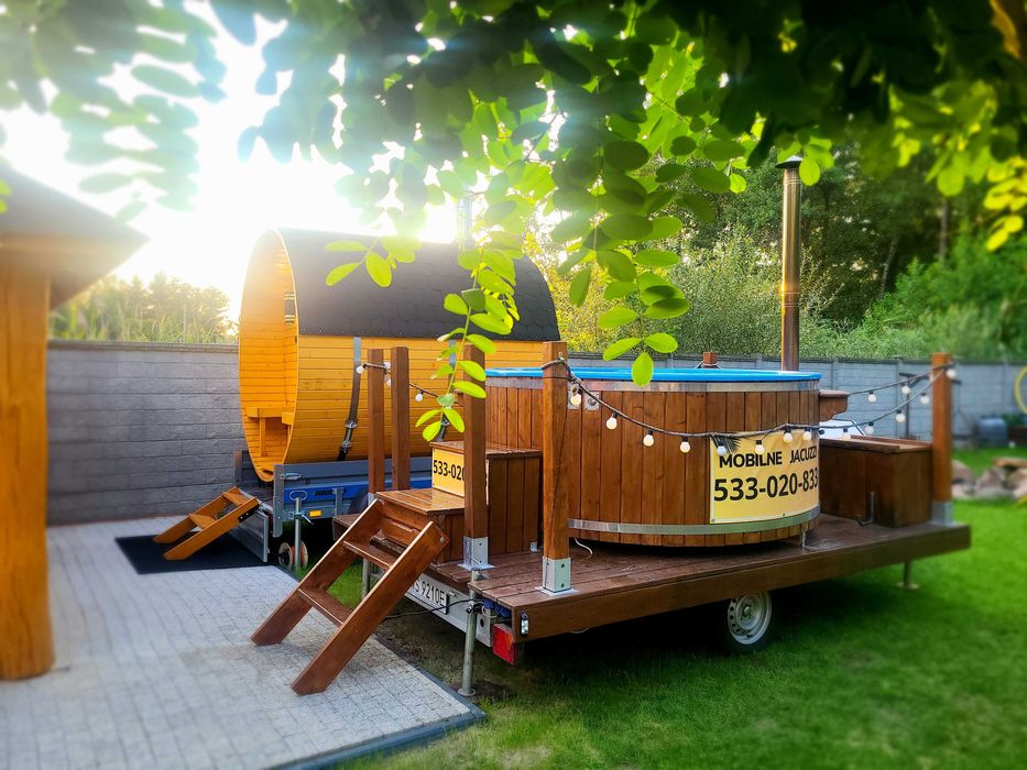 Mobilna Sauna Bania na dowóz Siedlce i okolice Wynajem na doby