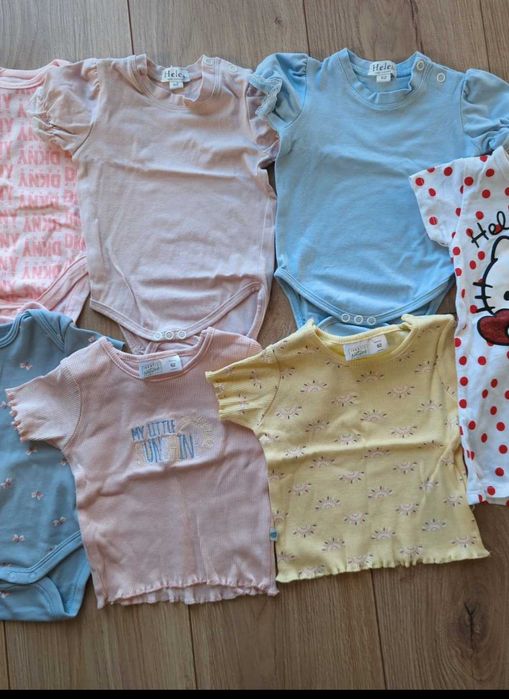 Wielopak Body z krótkim rękawem rozmiar 62 dla dziewczynki Helen DKNY