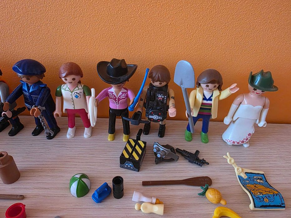 11 Sztuk Figurka Play Mobile Gazetka 2 Płotki Akcesoria Tygrys Duchy