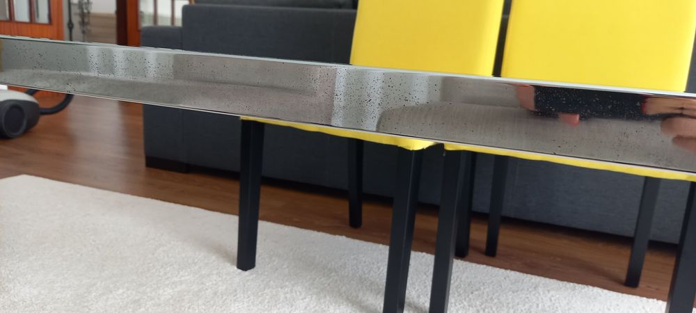 Mesa vidro sala 180 cm x 90 cm Area