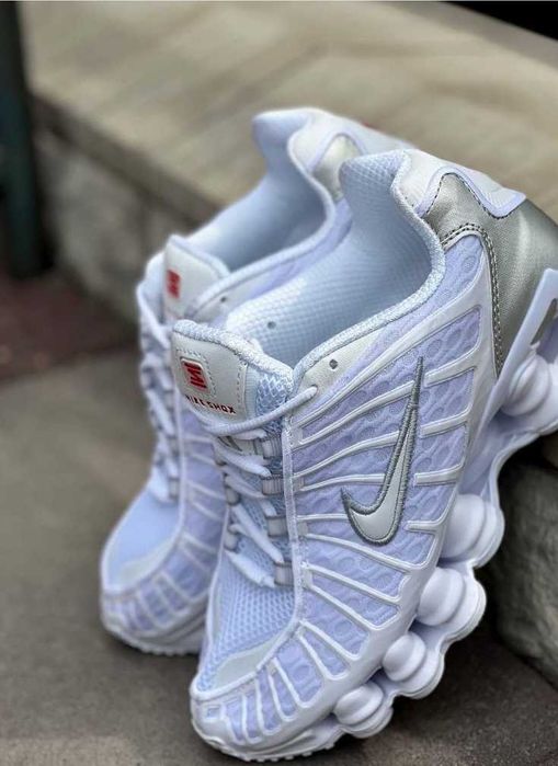 "Buty męskie Trampk Nike_Air_Shox_TL_White R.43