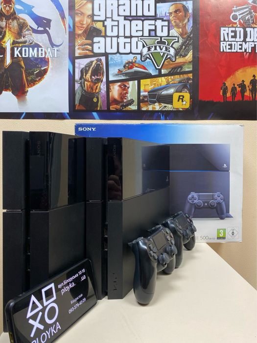 Магазин! PlayStation 4 FAT +100 ігор
