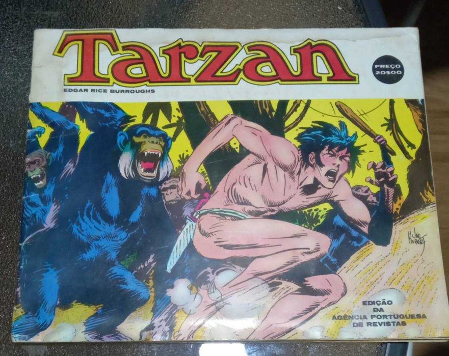 Caderneta de cromos completa  Tarzan Edição da agência portuguesa de revistas  1° Edição 1975