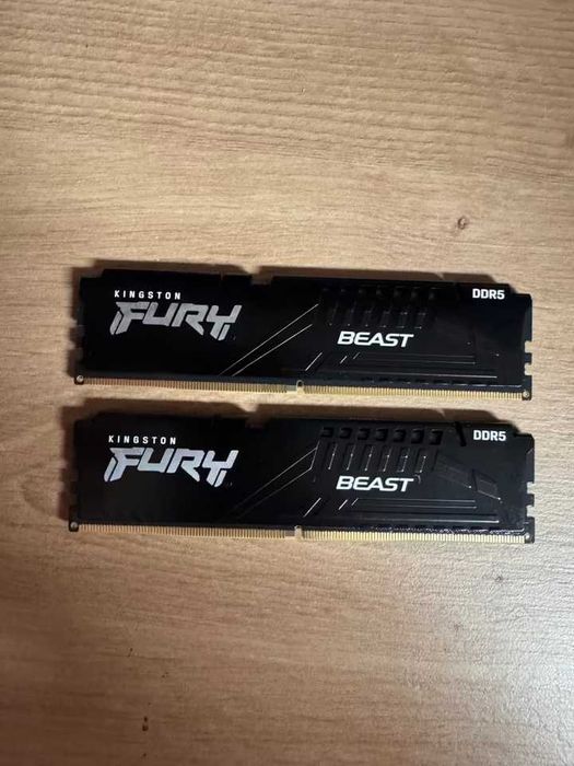 Pamięć RAM Kingston FURY Beast 32GB 2x16GB DDR5 5200MHz CL40