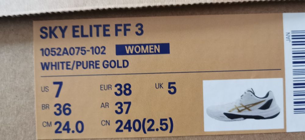 Buty do siatkówki Asics sky elite 3 ff gold