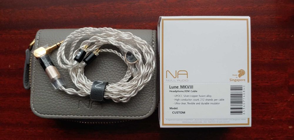 Kabel do słuchawek 2 PIN Null Audio Lune MKVIII Premium 3.5mm