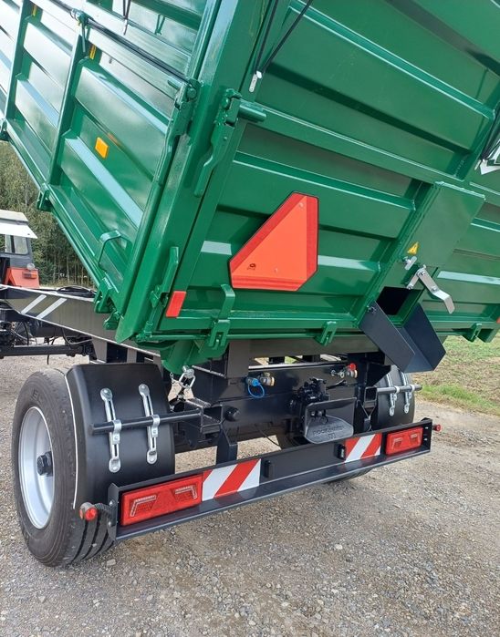 Przyczepa wywrotka na 3 strony nowa zabudowa 14 ton 18 t dmc resor hw