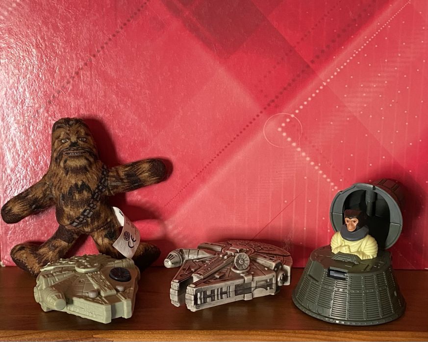 Brindes McDonalds “Star Wars” e “planeta dos macacos”