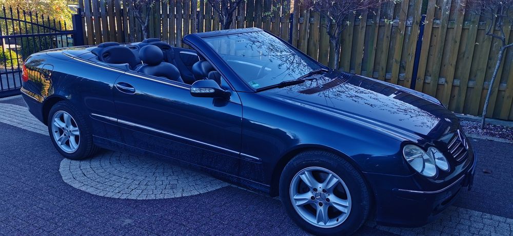 Mercedes clk kabriolet. Bezwypadkowy Pierwszy lakier