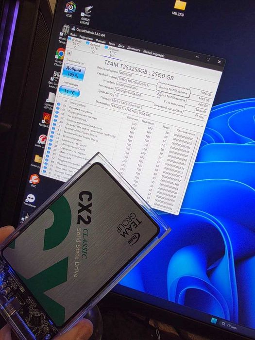 продам ssd 256 gb 100%
