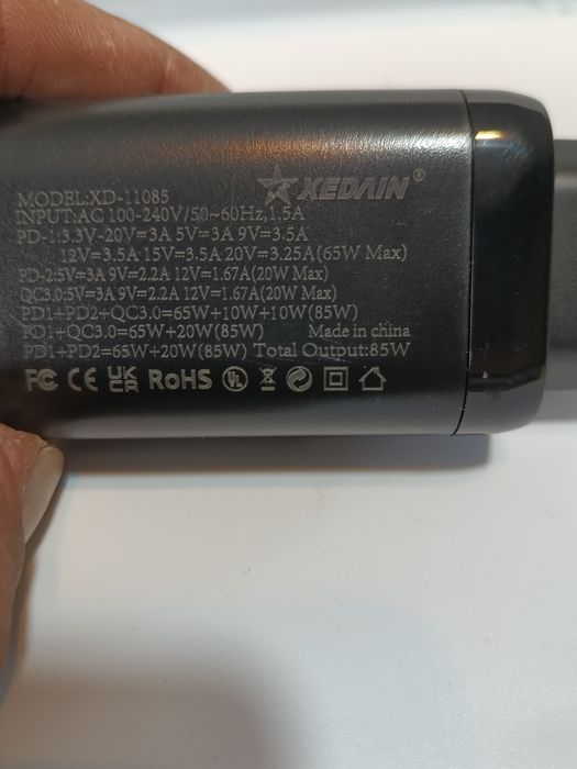 Ładowarka 85w szybko ładująca