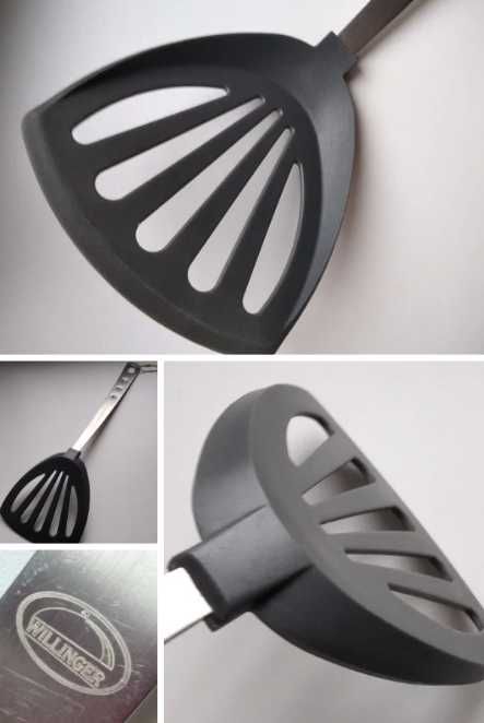 Лопатка треугольная с отверстиями, Willinger,  нерж.сталь 18/10