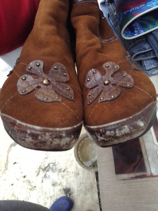 Сапожки женские тёплые высокие