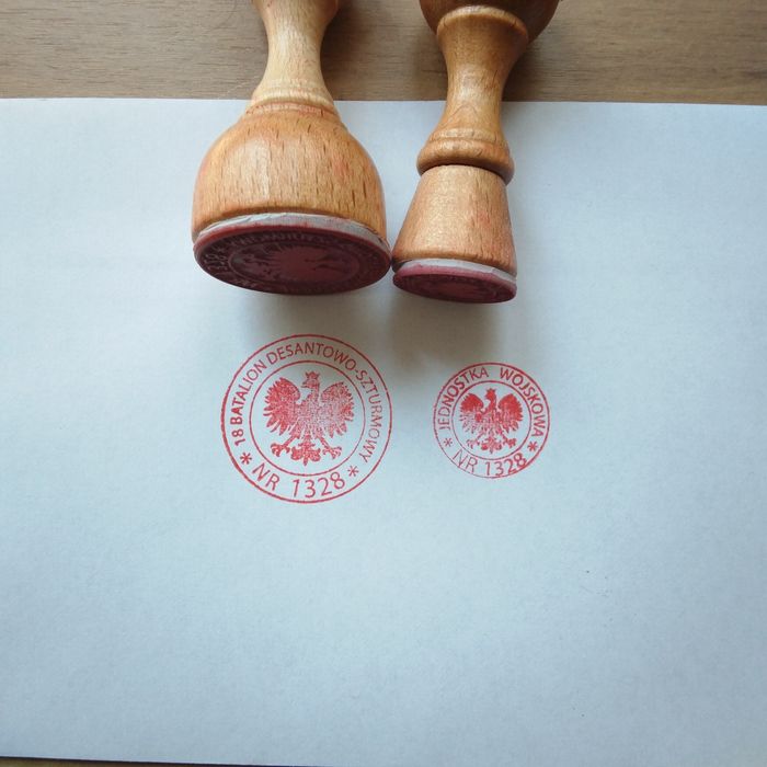 Pieczątki kolekcjonerskie JW 1328. 18 Batalion Desantowo -Szturmowy 1328