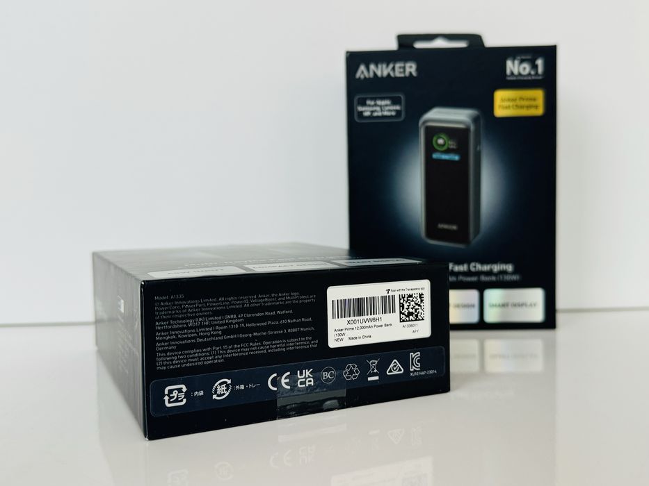 Новий Повербанк Anker Prime 12000мАг 130Вт Power Bank Павербанк A1335