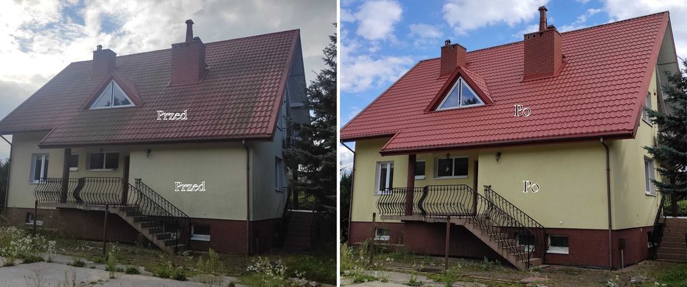 Mycie elewacji, kostki, dachów i tarasów - tanio