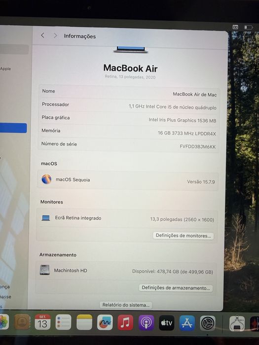 Apple Macbook Air 13” 2020 INTEL 16Gb RAM