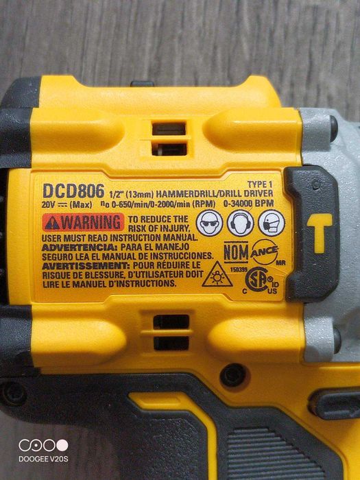 Dewalt DCD801 DCD806 20V MAX Brushless Drill Driver