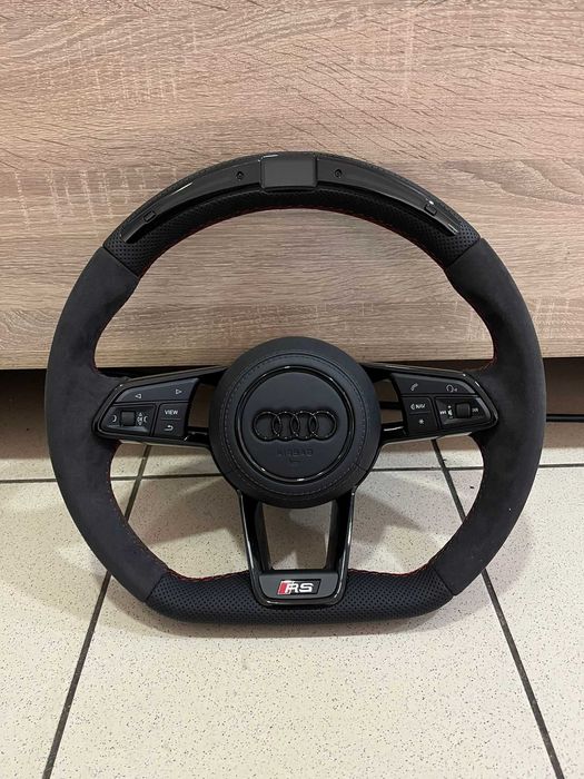 Volante Audi Led Display A3 A4 B8 TT 8J Q3 Q5 (S-Line / RS) Estilo R8