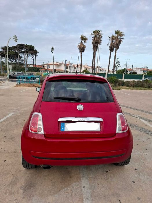 Fiat 500 vermelho