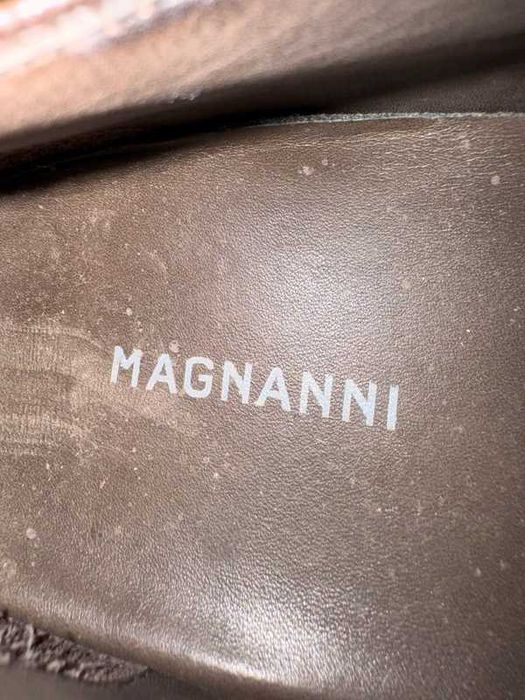 Magnanni Melo Leather Plain Toe Derbies 43,5 buty wizytowe skórzane