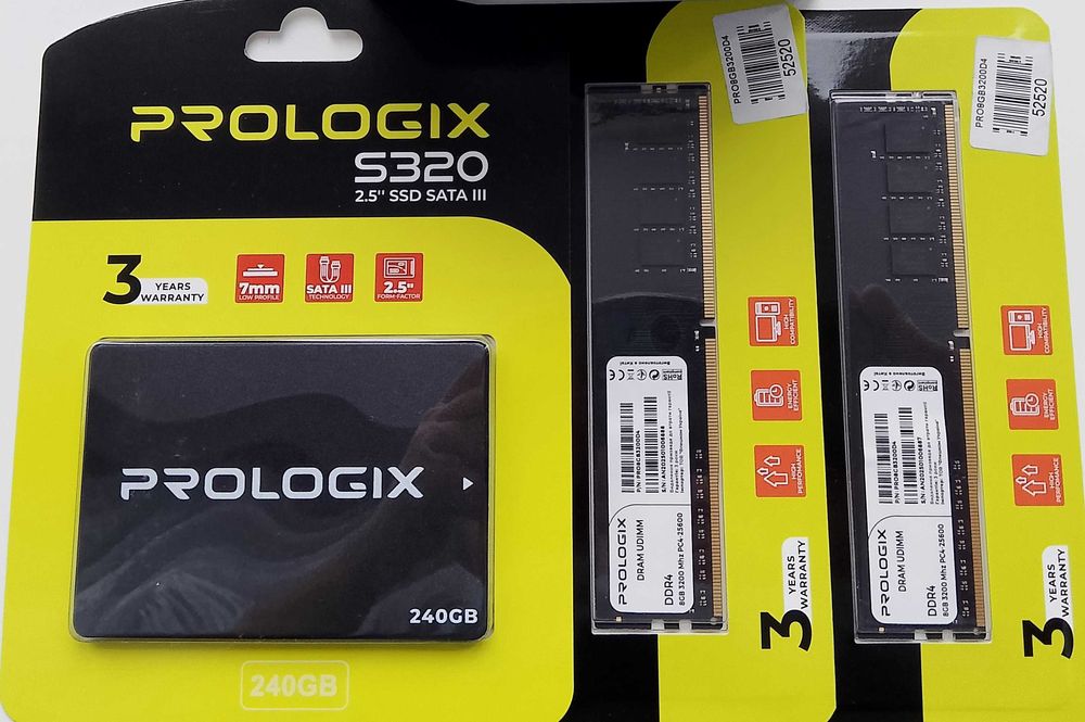 НОВИЙ Комп Intel Core i3-12100/16GB DDR4/ без Ж.Д.