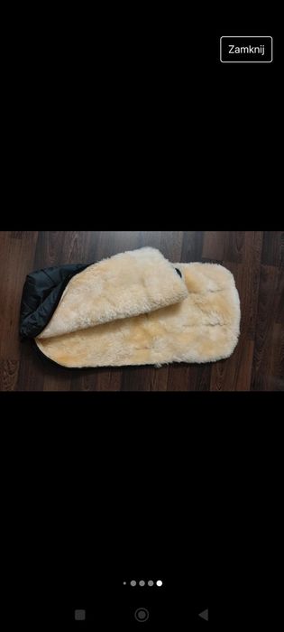 Zimowy śpiworek kaiser  paat . Skóra jagnięca ma sanki , do wózka