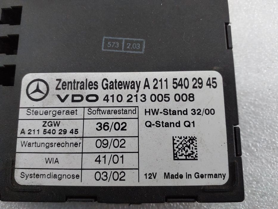 Módulo gateway MERCEDES-BENZ Classe E (W211)