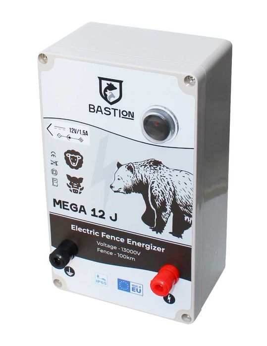 Електропастух Bastion MEGA 12Дж, ведмідь-кабан, электропастух, НОВИЙ