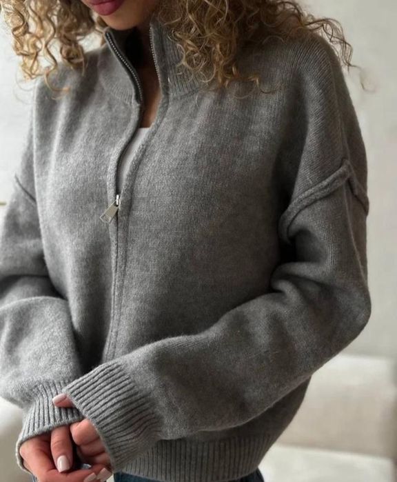 Кардиган   на замку теплий