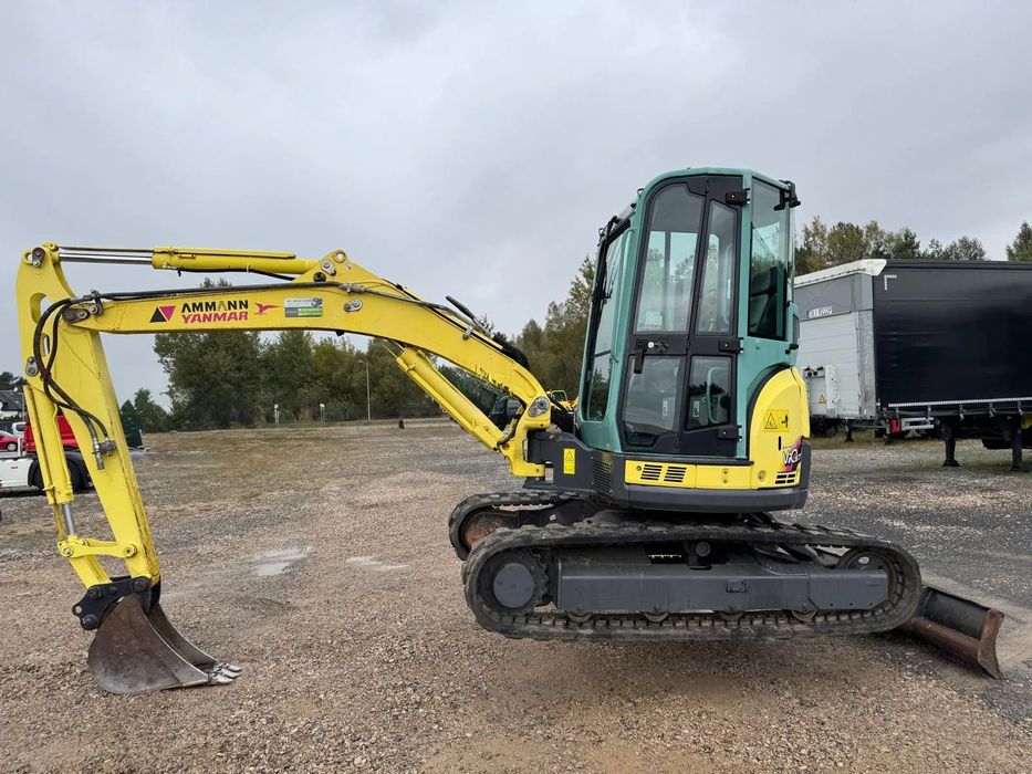 Yanmar Minikoparka VIO 57U  Koparka Gąsienicowa 5,3 Tony, 3X Osprzęt Skarpówka IDEALNY Stan I - wł
